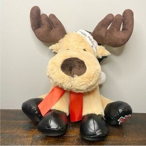 Harley Davidson "Happy Harley-Days!" Holiday Plush Animal Christmas Moose
